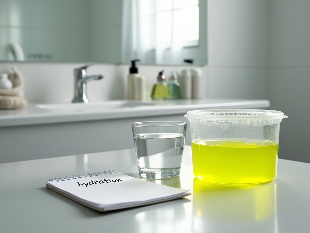 urine jaune fluo