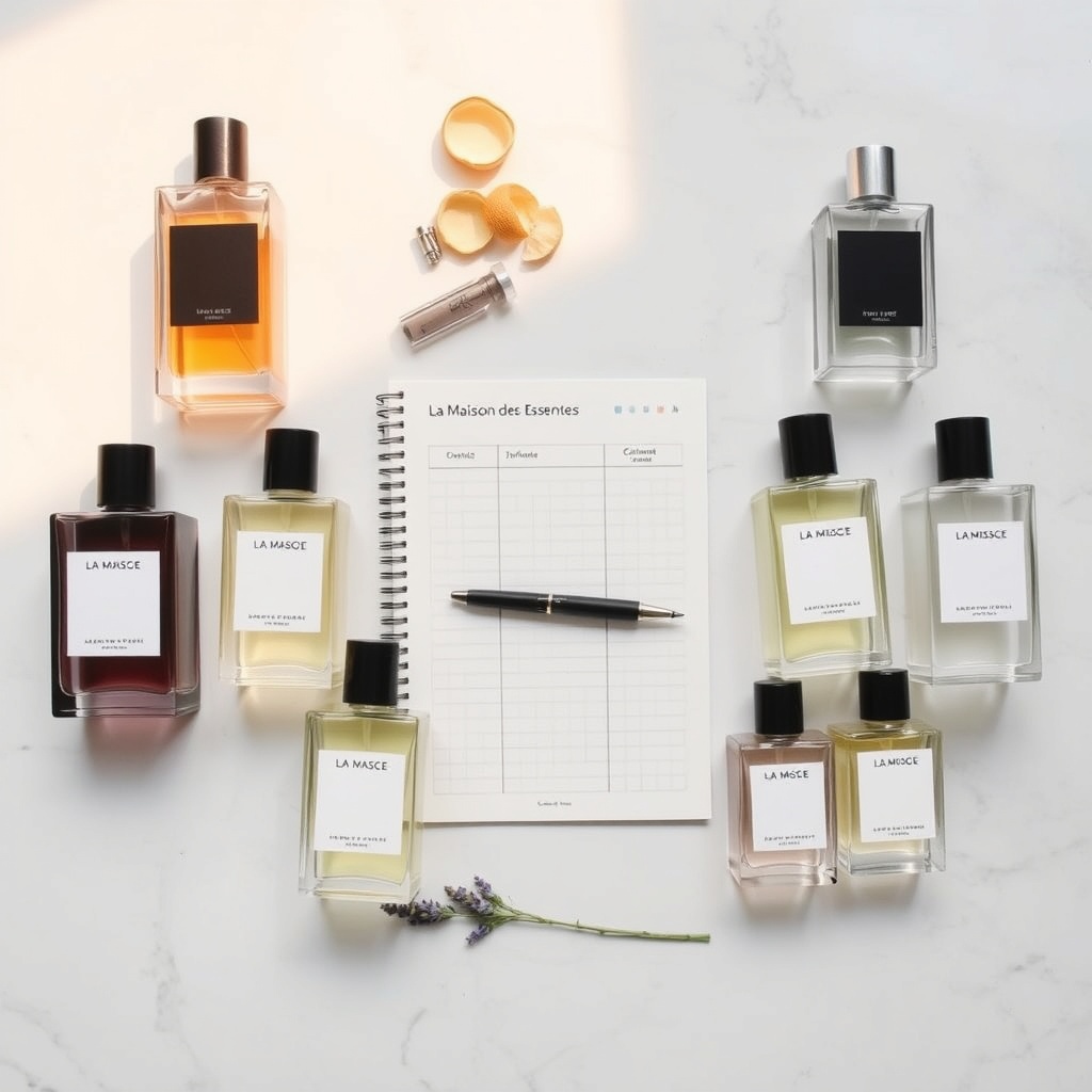 tableau de concordance parfum la maison des essences