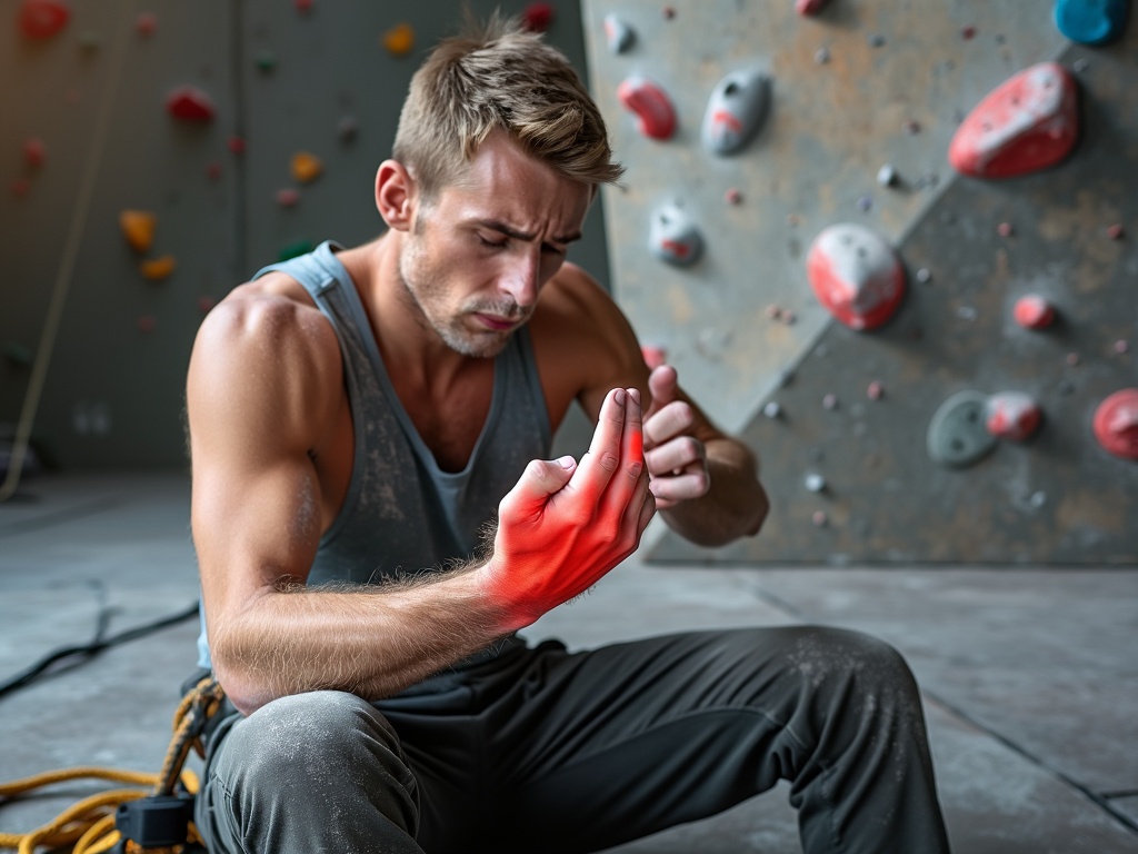 ténosynovite douleur doigt escalade