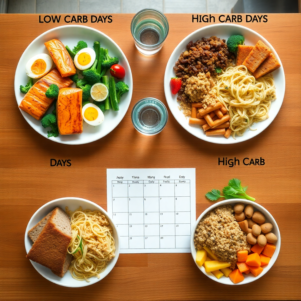 carb cycling menu