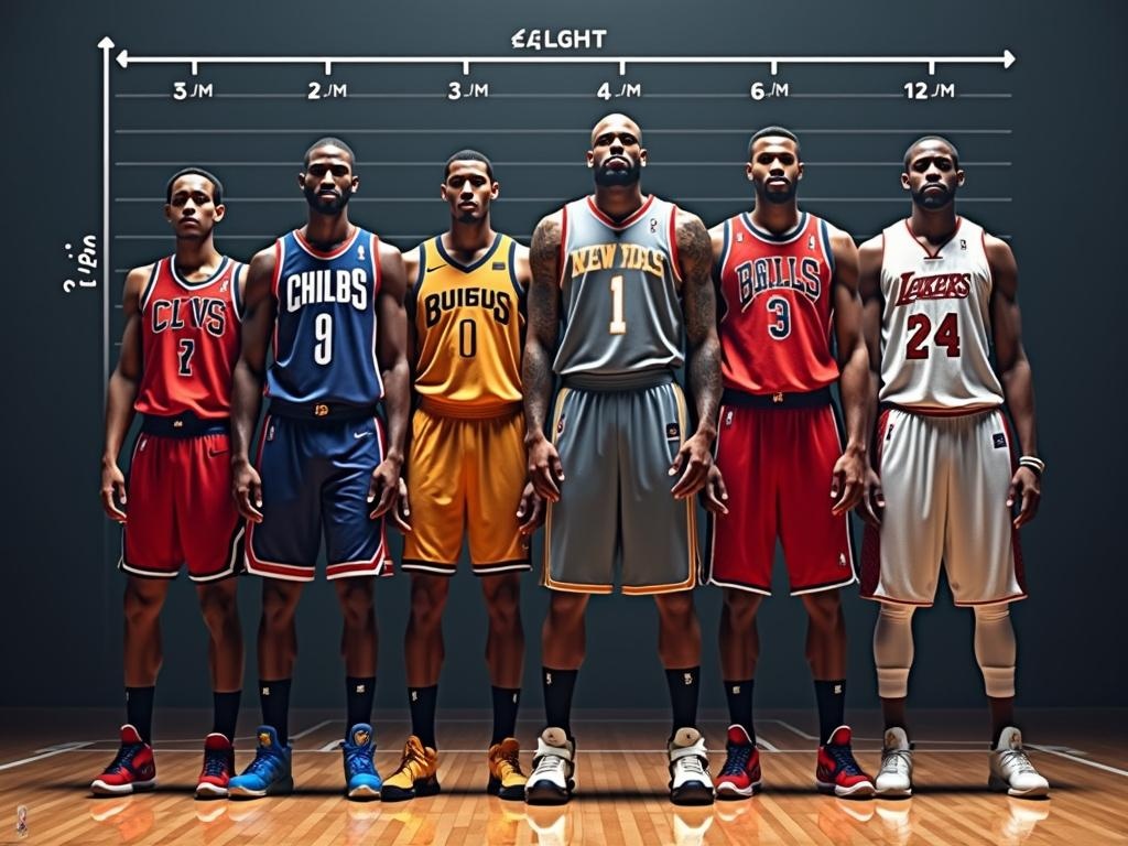 taille moyenne nba