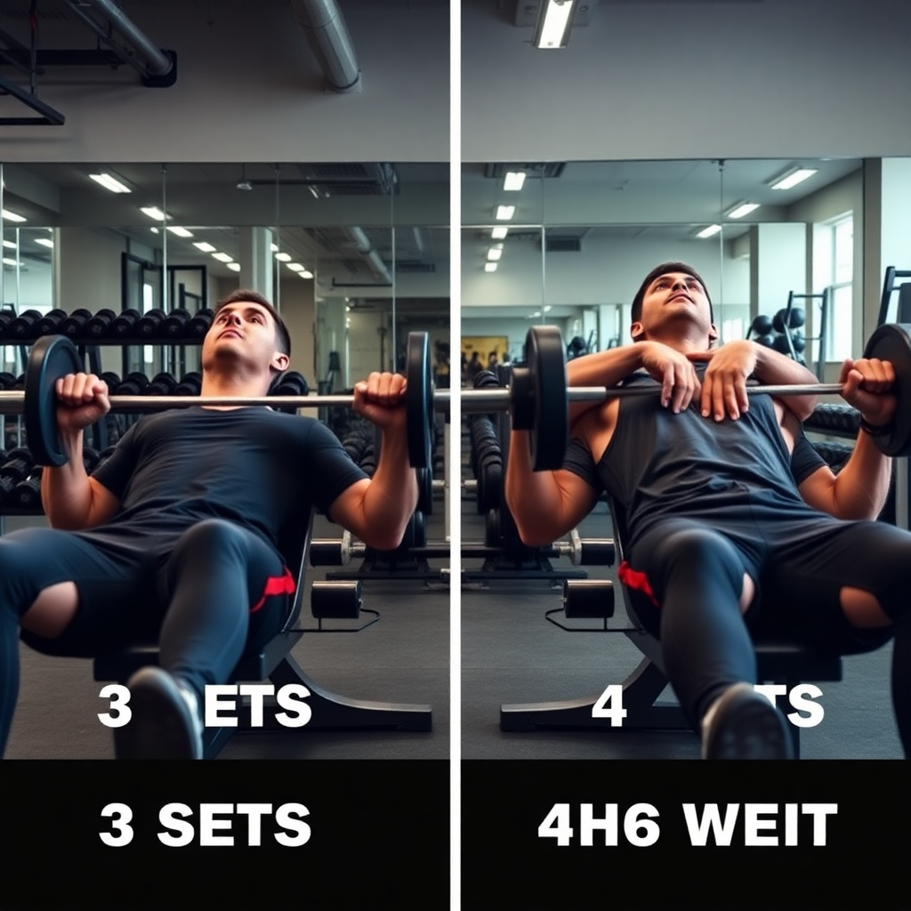 3 ou 4 series muscu
