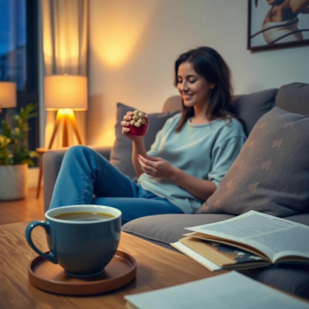 manger des cacahuètes le soir