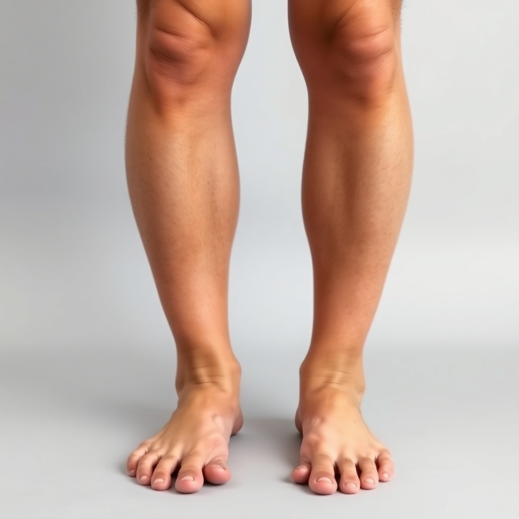 mollet plus gros que l'autre