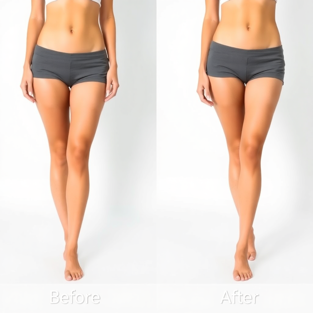 pressothérapie avant apres