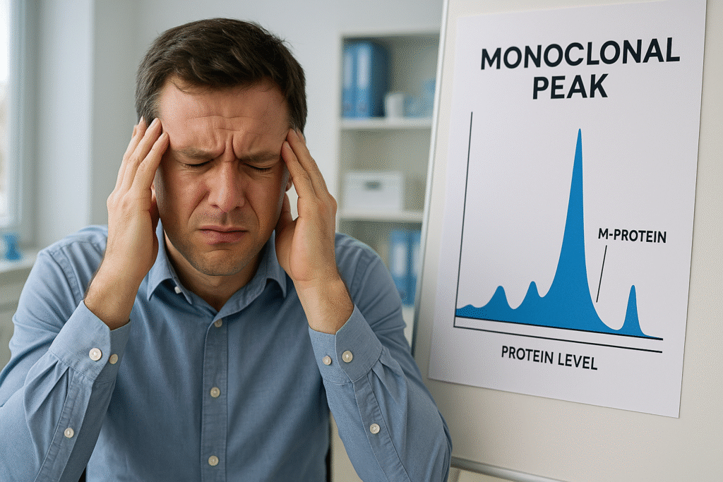 stress et pic monoclonal