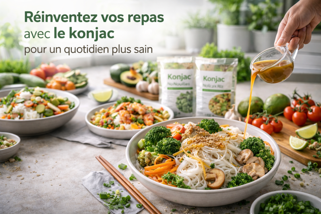 Réinventez vos repas avec le konjac pour un quotidien plus sain